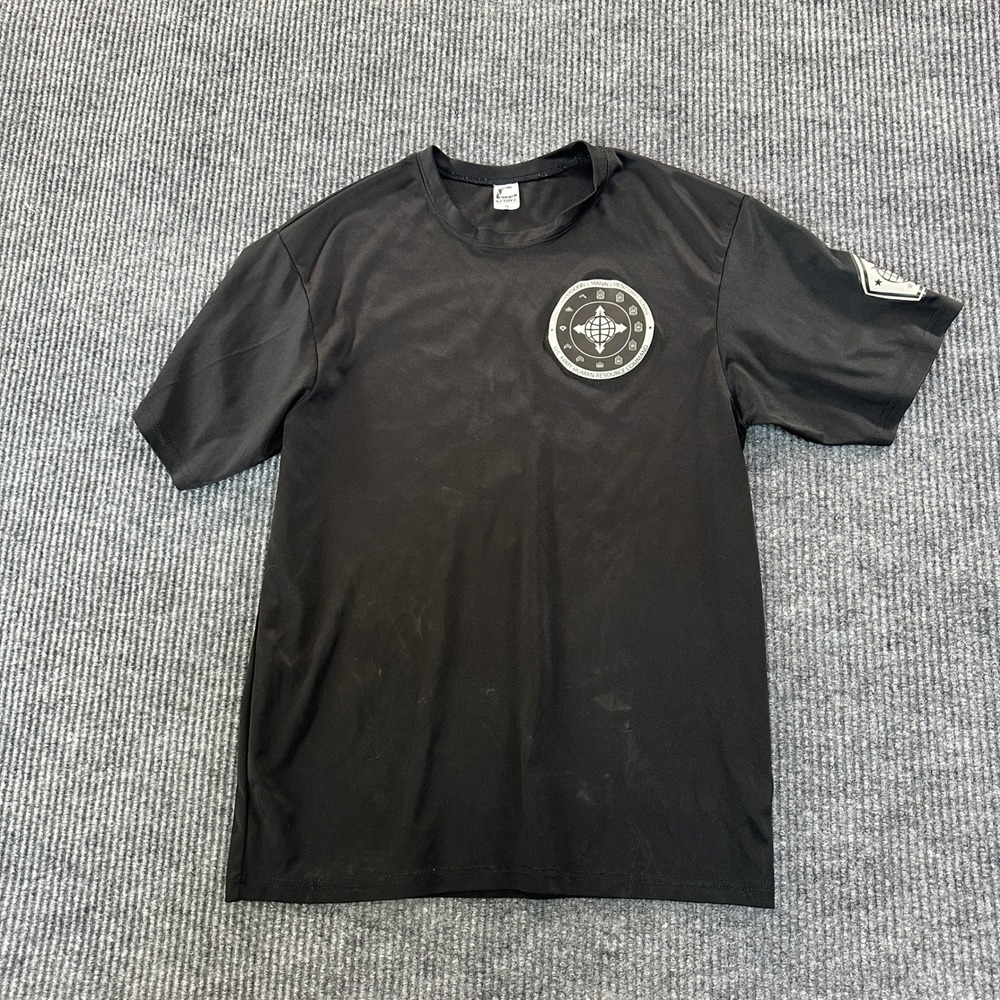 C2 Sport Mens US Army HRC EPMD Performance Tee Medium Black Moisture Wicking